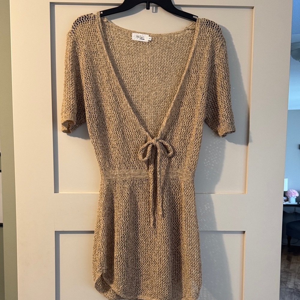 Amaryllis Beige Knit Top